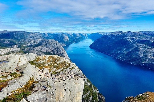 fjordy norwegia widok